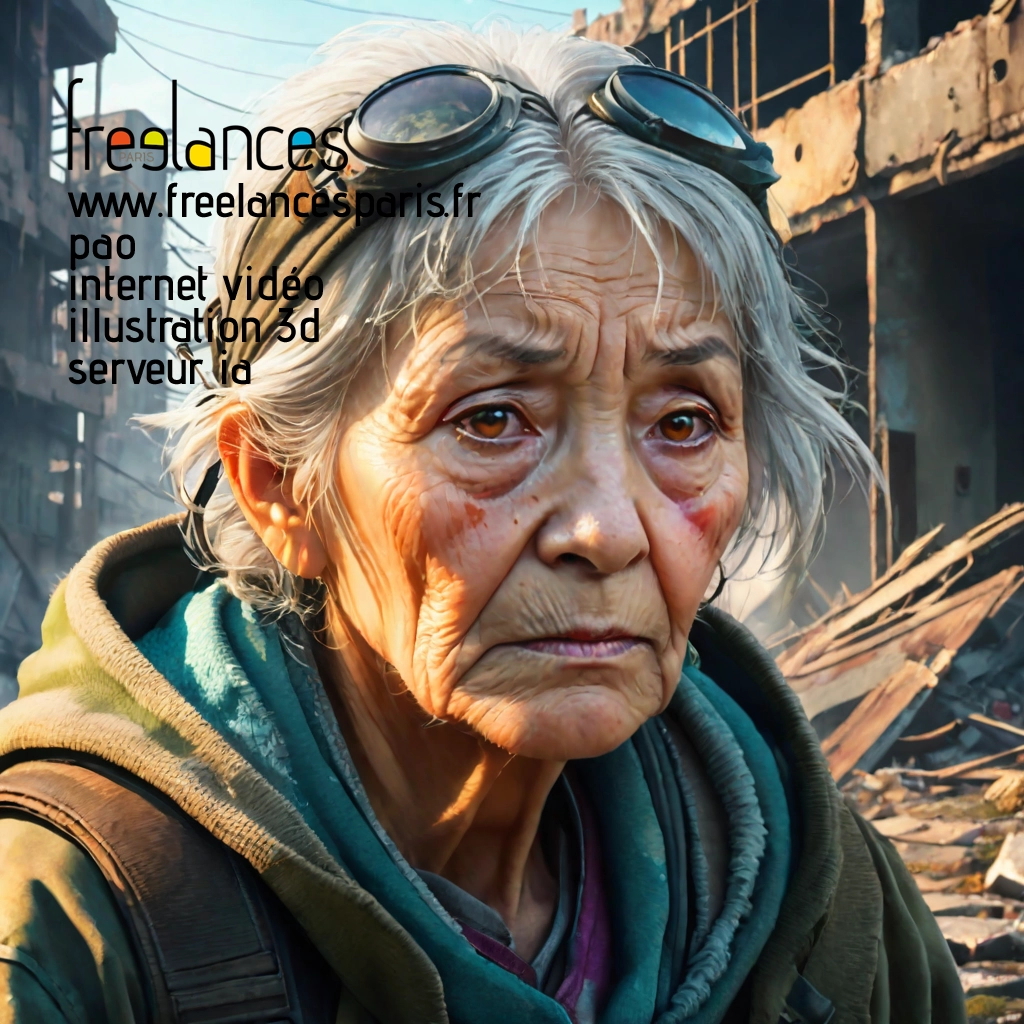 Pao mise en page internet vidéo illustration 3d serveur IA générative AI freelance paris studio de création magazines PSSWU9A0